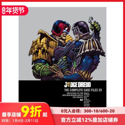 【预售】爵德判官：第 29 版：完整案件档案 Judge Dredd: v. 29: The Complete Case Files 原版英文漫画书 善本图书
