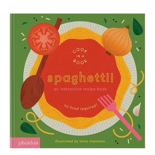 意大利面互动食谱英文儿童绘本