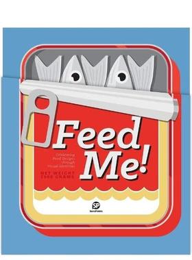 【现货】Sendpoints美食诱惑：美食设计的视觉盛宴 Feed Me:Celebrating Food Designs through Visual Identities 英文平面设计