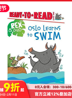 【预售】奥斯陆学会了游泳（全彩插图） Oslo Learns to Swim 原版英文儿童分阶阅读