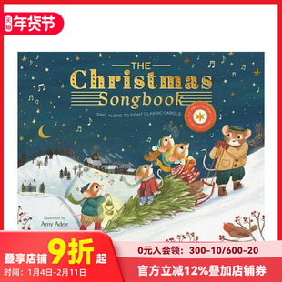 【预售】圣诞音乐书：8支经典圣诞颂歌 The Christmas Songbook : Sing Along With Eight Classic Carols 原版英文儿童