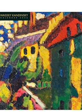 【预售】瓦西里·康定斯基 2026年挂历（艺术日历） Wassily Kandinsky Wall Calendar 2026 (Art Calendar) 原版日历