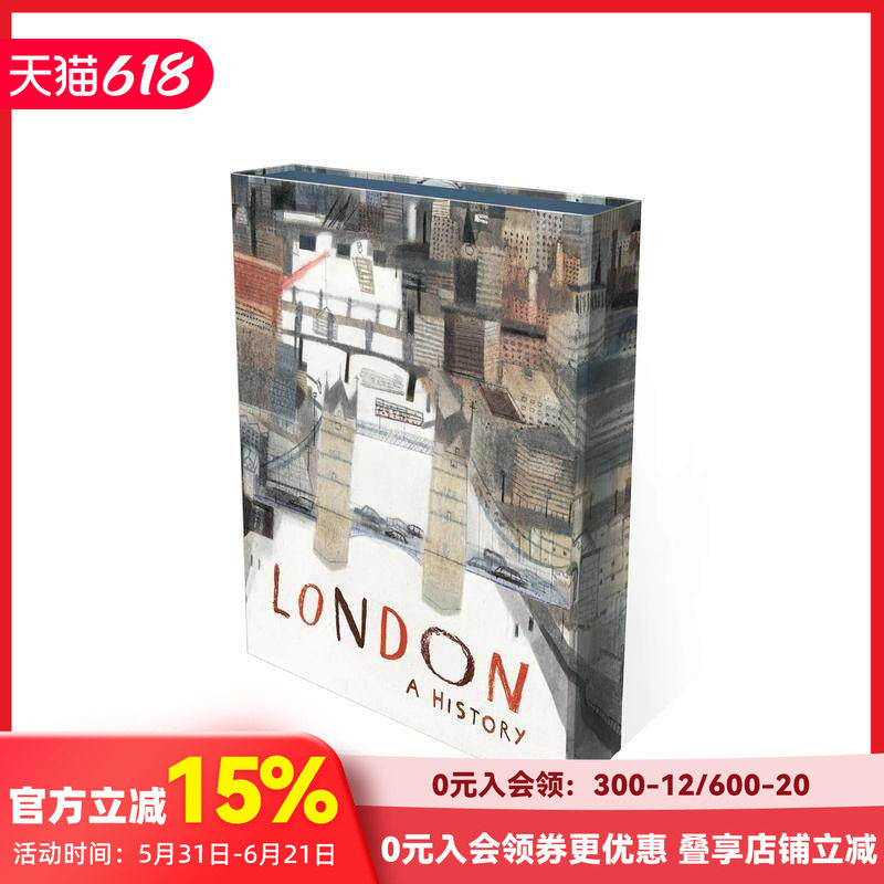 【现货】【英国插画师Laura Carlin】伦敦：历史 特别限量版 London: A History: Special Limited Edition 英文儿童绘本 善本图书