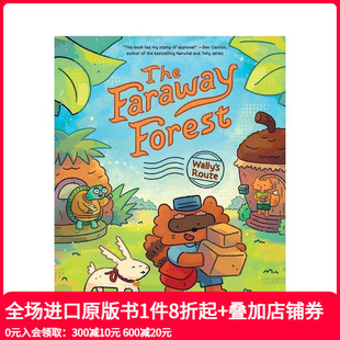 英文儿童绘本 Fong 邮路 Wally’s Route Forest 远方森林：沃利 Faraway 插画师协会金奖Debbie 原版 现货