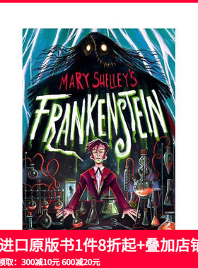 【预售】弗兰肯斯坦：青少年精简版 Frankenstein: Abridged for Young Readers 原版英文青少年读物