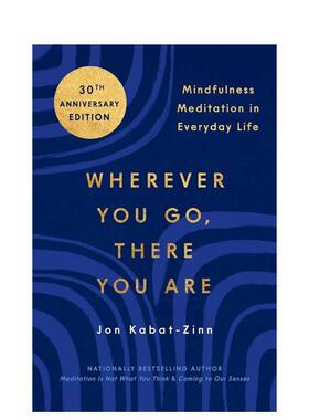 【预售】无论你走到哪里 你都在那里：日常生活中的正念冥想 Wherever You Go， There You Are 原版英文生活综合 善本图书