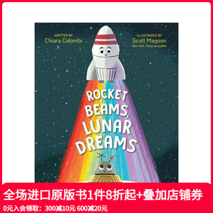 月球梦想 Rocket 原版 现货 英文儿童绘本 Dreams 火箭光束 Lunar Beams