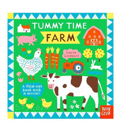 【现货】俯卧时光：农场（附带安全镜） 婴儿抬头训练 Tummy Time: Farm 原版英文儿童趣味 善本图书
