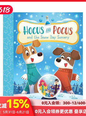 【现货】霍库斯与波库斯：冰雪魔法日 Hocus and Pocus and the Snow Day Sorcery 原版英文儿童绘本 善本图书