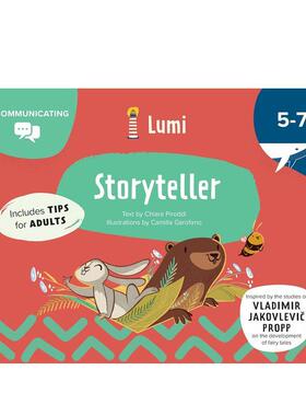 【预售】故事大王：沟通表达训练 Storyteller: Communicating 原版英文儿童语言/概念启蒙