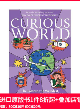 【预售】惊奇世界：万物之*  Curious World: The Fastest原版英文青少年读物 趣味冷知识系列书