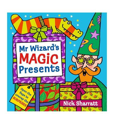 【现货】魔法师先生的魔法礼物 Mr Wizard's Magic Presents 绘本大师Nick Sharratt 原版英文儿童绘本