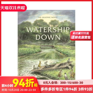 原版 善本图书 沃特希普沉没：图画小说 The Graphic Down 英文漫画 Watership 英文儿童漫画 Novel 预售