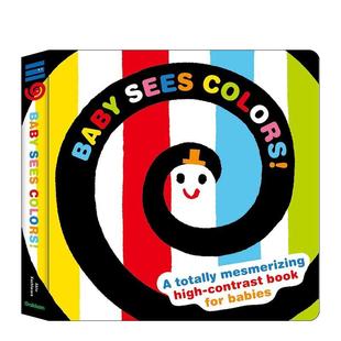 High 婴儿看到 Contrast Book Colors Totally 儿童故事 KASHIWARA AKIO Sees Mesmerizing Babies For 颜色 Baby 预售