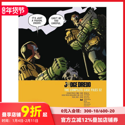 【预售】爵德判官：第 32 版：完整案件档案 Judge Dredd: v. 32: The Complete Case Files 原版英文漫画书 善本图书
