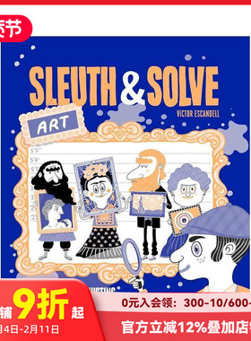 【预售】怪异侦探&解谜：艺术 20多个令人费解的谜团 Sleuth & Sol