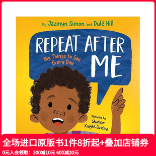 Repeat After 英文儿童绘本 跟着我念 原版 善本图书 预售