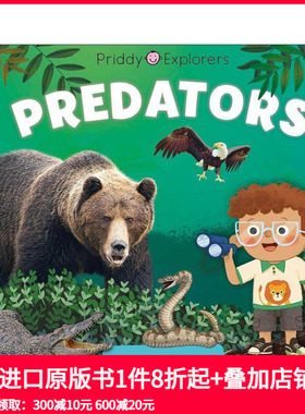 【预售】【普里迪探索者】掠食者 Priddy Explorers: Predators 原版英文儿童绘本