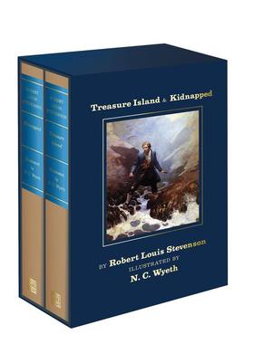 【预售】金银岛与诱拐 收藏版 双卷精装套装 Treasure Island & Kidnapped 原版英文文学
