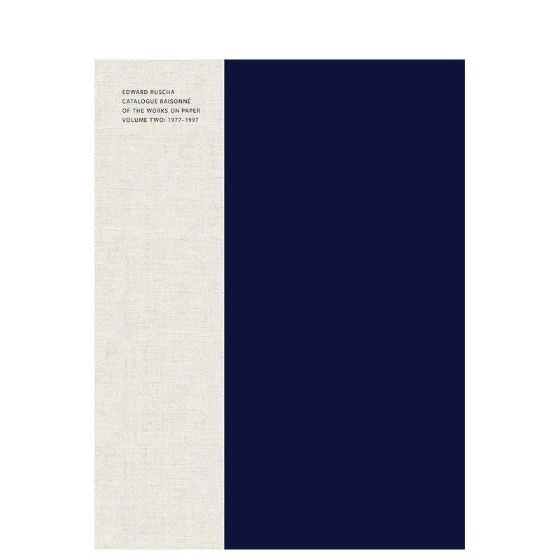 【预售】爱德华·鲁沙:纸上作品目录第二卷1977-1997年 Edward Ruscha 原版英文艺术画册画集 善本图书