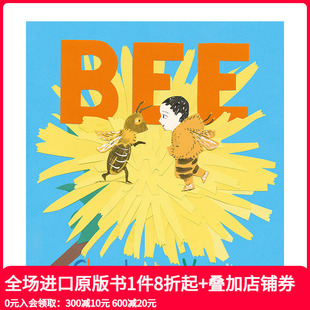 一天 Bee 进口儿童绘本 现货 善本图书 Walker英文原版 蜜蜂 Voake Charlotte