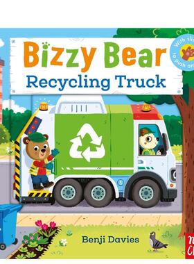 【现货】【小熊很忙】资源回收车 【Bizzy Bear】Recycling Truck 原版英文儿童绘本
