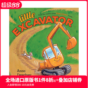 精裝 Little 英文原版 Excavator 小挖掘機(jī) 兒童繪本 現(xiàn)貨 Anna Dewdney