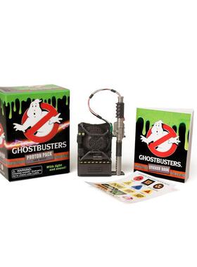 【现货】迷你文创套装 捉鬼敢死队：质子包和魔杖 贴纸书Ghostbusters: Proton Pack and Wand  进口文创 玩具摆件节日礼物