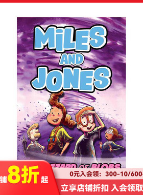 【现货】【迈尔斯与琼斯】#2暴雪黏液怪 【Miles and Jones】The Blizzard of Blobs 原版英文儿童漫画 善本图书