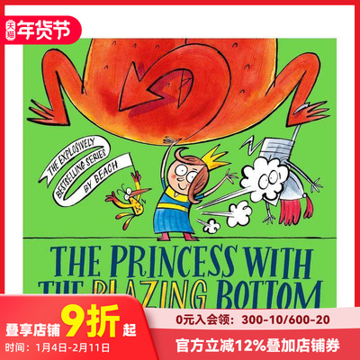 【预售】燃烧的波哈公主 Princess With The Blazing Boha 原版英文儿童绘本 善本图书