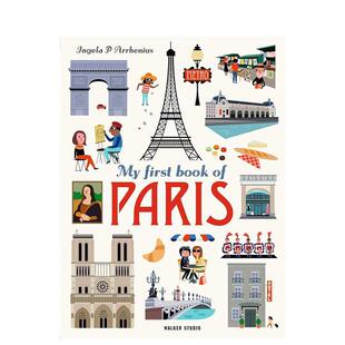 【预售】【瑞典插画师Ingela P. Arrhenius】我的苐一本巴黎书 My First Book of Paris 原版英文儿童绘本 善本图书