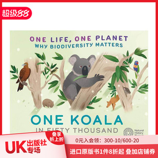 一个星球：五万只考拉中 英文儿童绘本 原版 Koala 现货 一个生命 One 一只 Thousand Life Fifty Planet