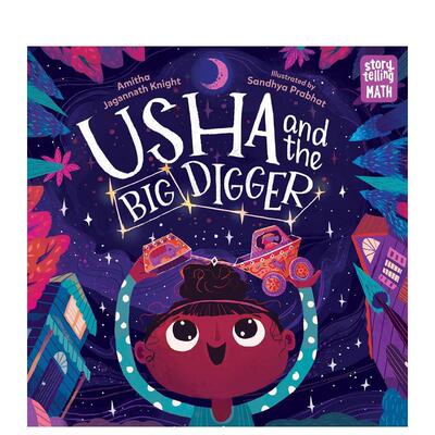 【现货】乌莎和大挖掘机 Usha and the Big Digger  原版英文儿童绘本