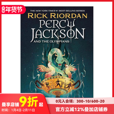 【现货】珀西·杰克逊与奥运选手:众神的圣杯 精装Percy Jackson and the Olympians:The Chalice of the Gods12岁+儿童英语故事书