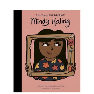 【预售】【小人物,大梦想】敏迪·卡灵Mindy Kaling 3-6岁儿童艺术设计启蒙早教绘本 英文原版 职业发展早教规划 善本图书