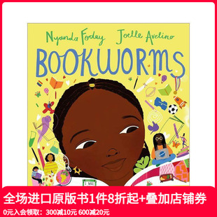 Foday 书虫 Bookworms 英文儿童绘本 前伯明翰青年桂冠诗人Nyanda 原版 善本图书 预售