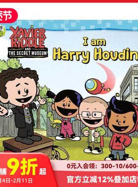 【预售】Xavier Riddle: Harry Houdini哈利·胡迪尼 英文原版儿童
