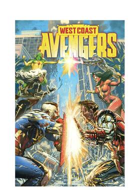 【预售】(预计12月出版)西海岸复仇者联盟 卷2：奥创之战 West Coast Avengers Vol. 2: War Of Ultron 原版英文漫画书 善本图书