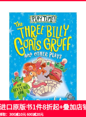 【预售】三只比利山羊嘎啦嘎啦及其他戏剧 The Three Billy Goats Gruff and Other Plays 原版英文儿童故事 咕噜牛作者 趣味表
