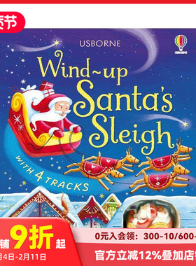 【预售】发条圣诞老人雪橇 Wind-Up Santa's Sleigh 原版英文儿童趣味 善本图书