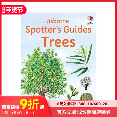 【预售】【自然观察者插图指南】树木 【Spotter's Guides】Trees 自然科普 原版英文儿童绘本