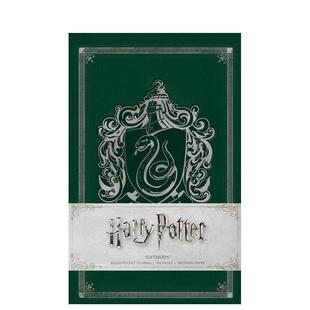 【预售】哈利·波特斯莱特林口袋手账本 HARRY POTTER: SLYTHERIN RULED POCKET JOURNAL 原版笔记本Notebook