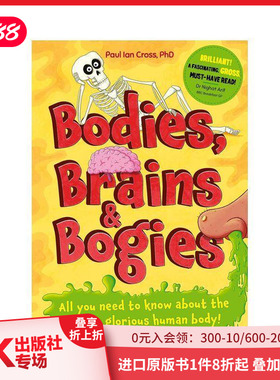 【预售】【2023青年图书奖终选名单】身体、大脑和机器人 Bodies， Brains and Bogies 原版英文儿童绘本