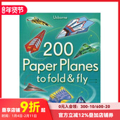 Fold 原版 Fly 200架纸飞机 折纸启蒙 Paper 预售 Planes bind 英文儿童趣味 合集 善本图书 200