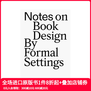 英文字体图案标志设计 书籍设计注解 原版 Design Book Notes Setting 平面设计工作室Formal 预售