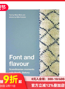 【现货】字体和风味:斯堪的纳维亚时刻与北欧面包房 Font and Flavour 原版英文字体图案标志设计 正版进口图书