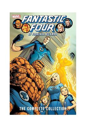 【预售】神奇四侠 By Jonathan Hickman 完整版合集 卷1 Fantastic Four 原版英文漫画书 漫威Marvel 善本图书