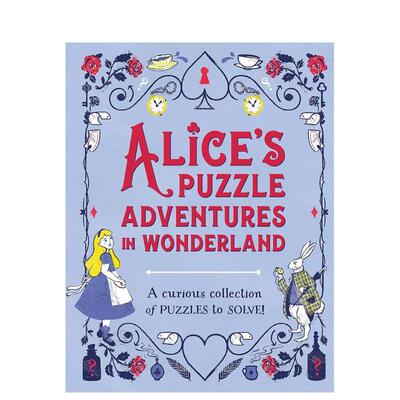 【现货】爱丽丝的仙境谜题冒险 Alice's Puzzle Adventures in Wonderland 原版英文儿童绘本 善本图书