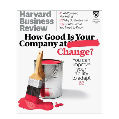 【现货】哈佛商业评论Harvard Business Review Magazine 商业评论趋势杂志 美国英文版2021年7-8月刊 善本图书