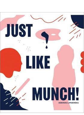 【现货】【现货】爱德华·蒙克 Just Like Munch 英文艺术启蒙 儿童创作涂鸦互动书